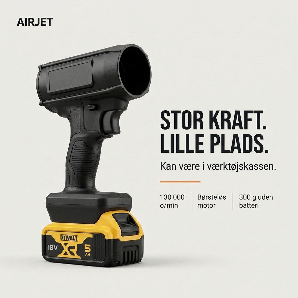 Airjet turboblæser – stor kraft, lille plads