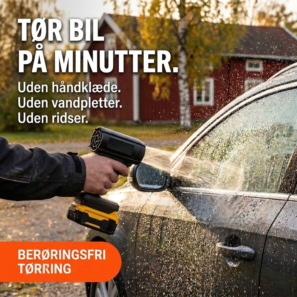 Airjet tørrer bilen berøringsfrit