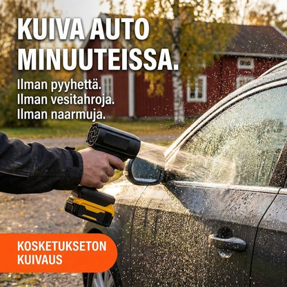 Airjet kuivaa auton kosketuksetta